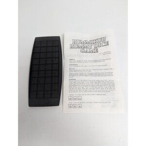 Vintage Rummikub Rummy Dice Game Pressman 1995 Replacement Tray Instructions